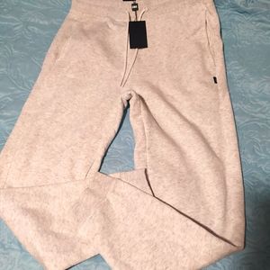Grey fleece sweatpants